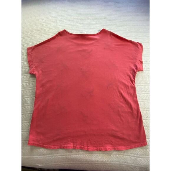 KAKTUS Women’s 1X Embroidered Coral Top - Picture 6 of 8